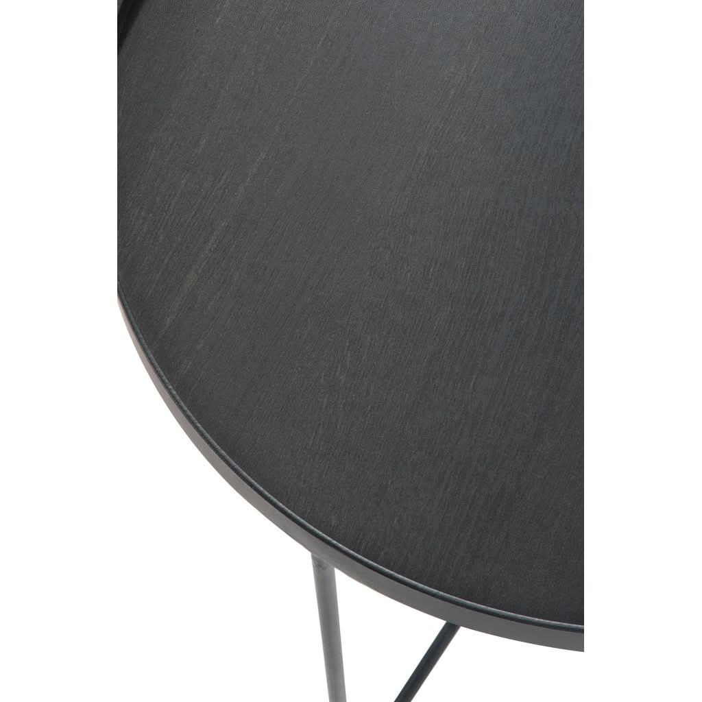 Table d'appoint Ronde Bois Métal - Designix