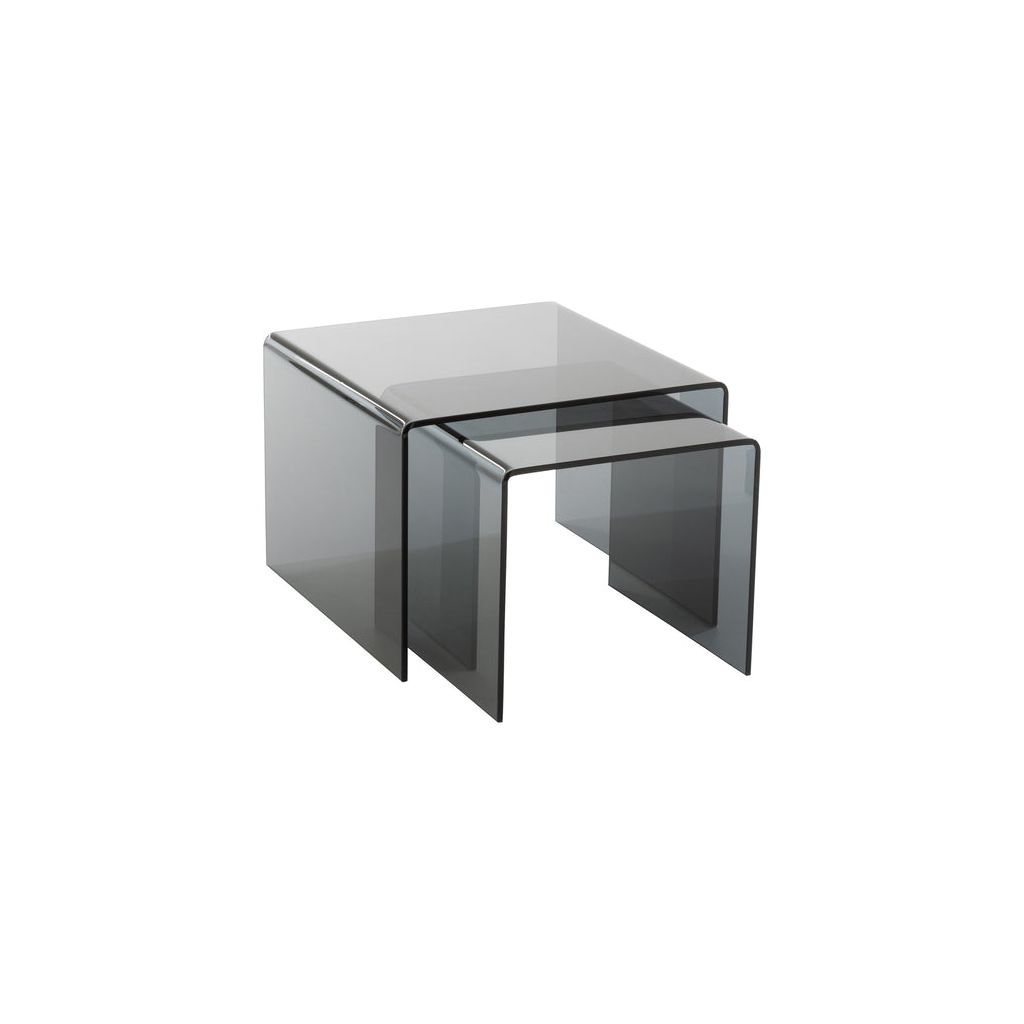 Table d'appoint Verre Noir - Designix