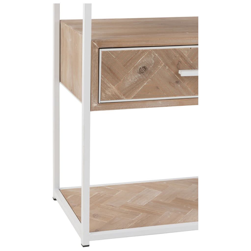 Table D'Appoint Zigzag Avec Tiroir