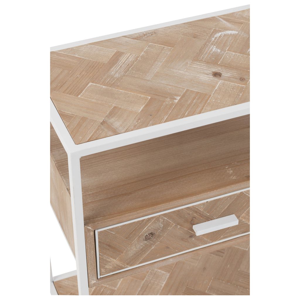 Table D'Appoint Zigzag Avec Tiroir - Designix