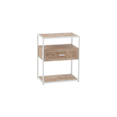 Table D'Appoint Zigzag Avec Tiroir