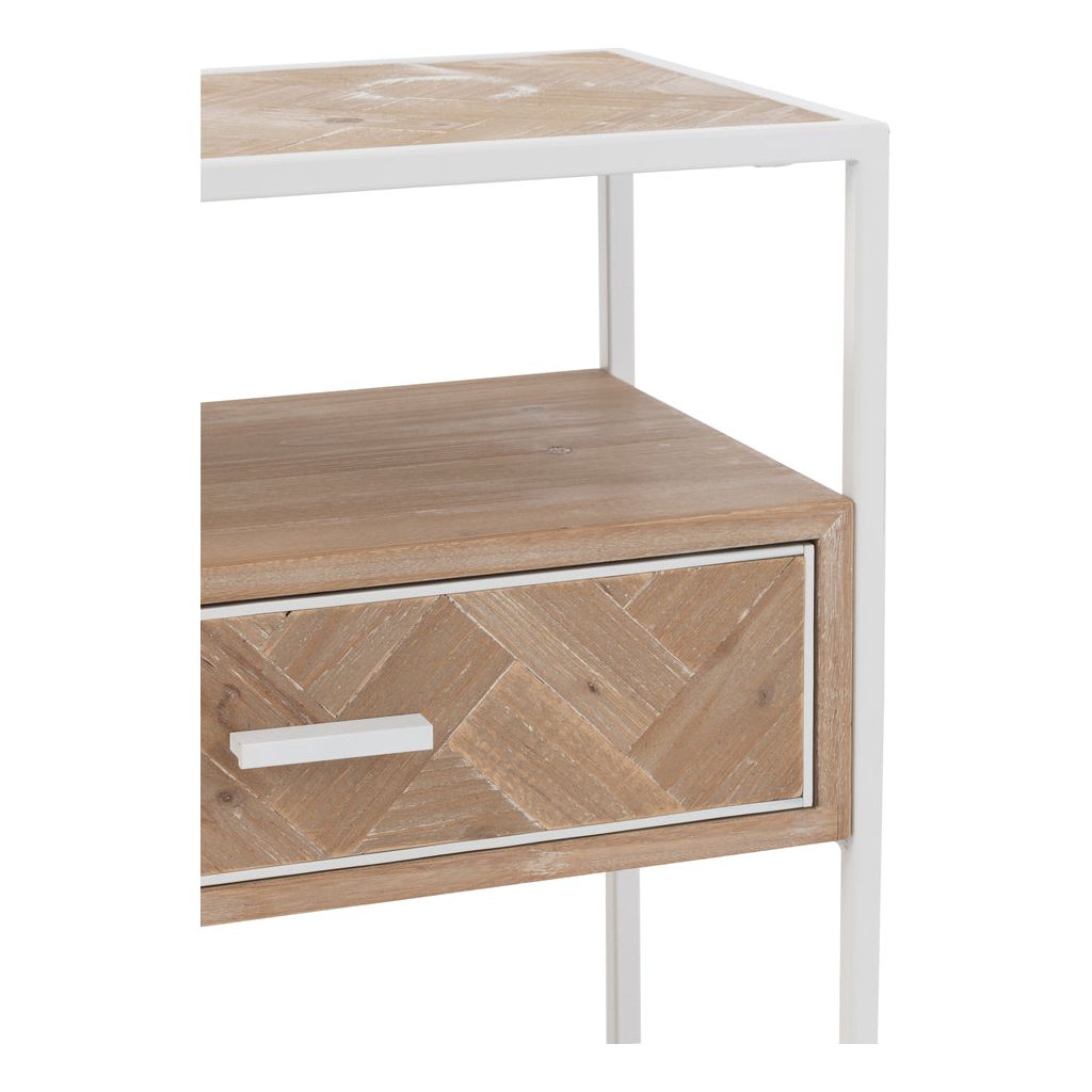 Table D'Appoint Zigzag Avec Tiroir - Designix