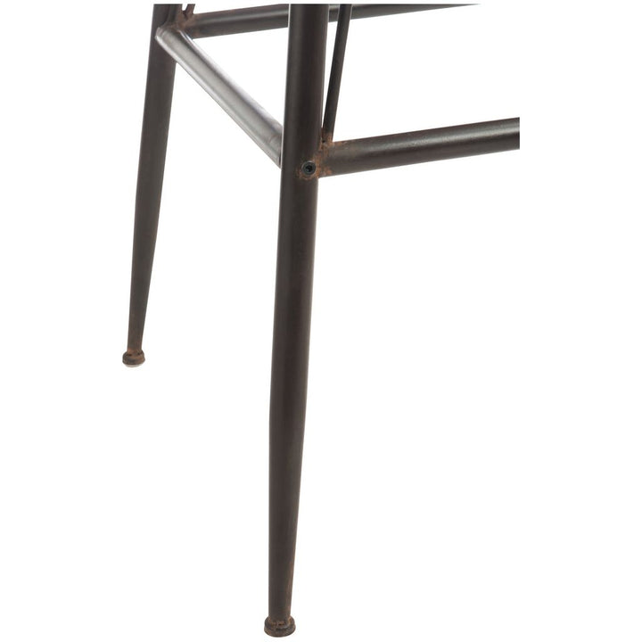 Table de Bar Métal Bois Noir - Designix