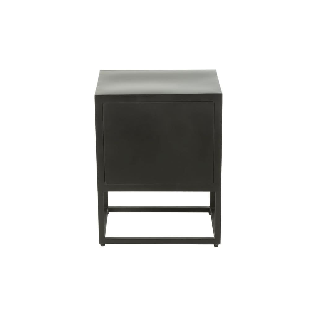 Table de Nuit Bois Fer Noir
