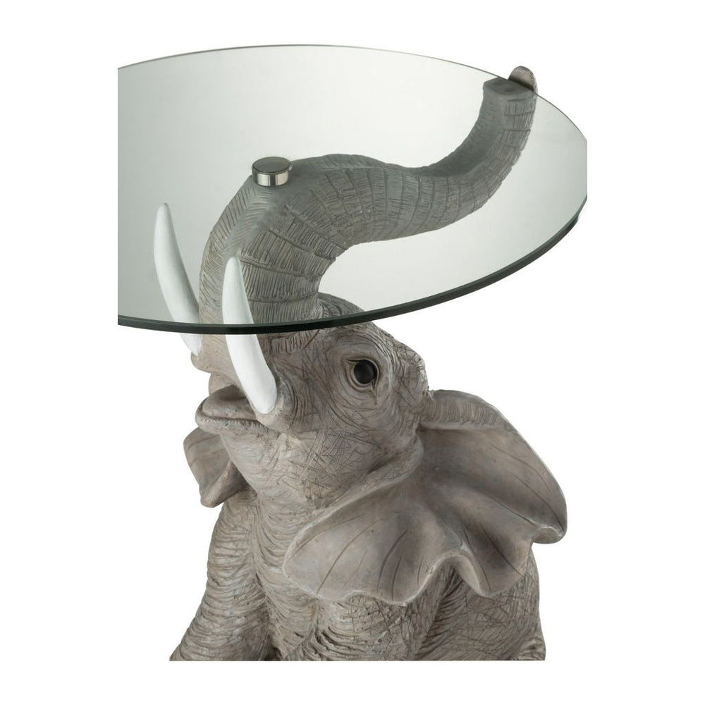Table Élégante en Poly et Verre - Designix