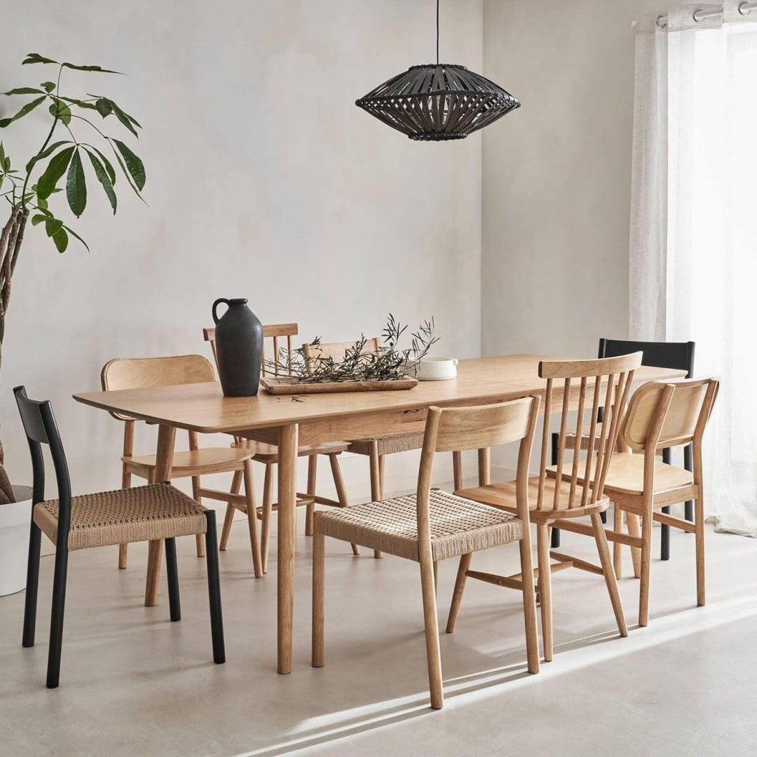 Table Extensible Bois Chêne | Nectar - Designix Table à Manger