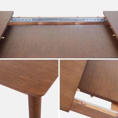 Table Extensible Bois Conviviale | Miroir