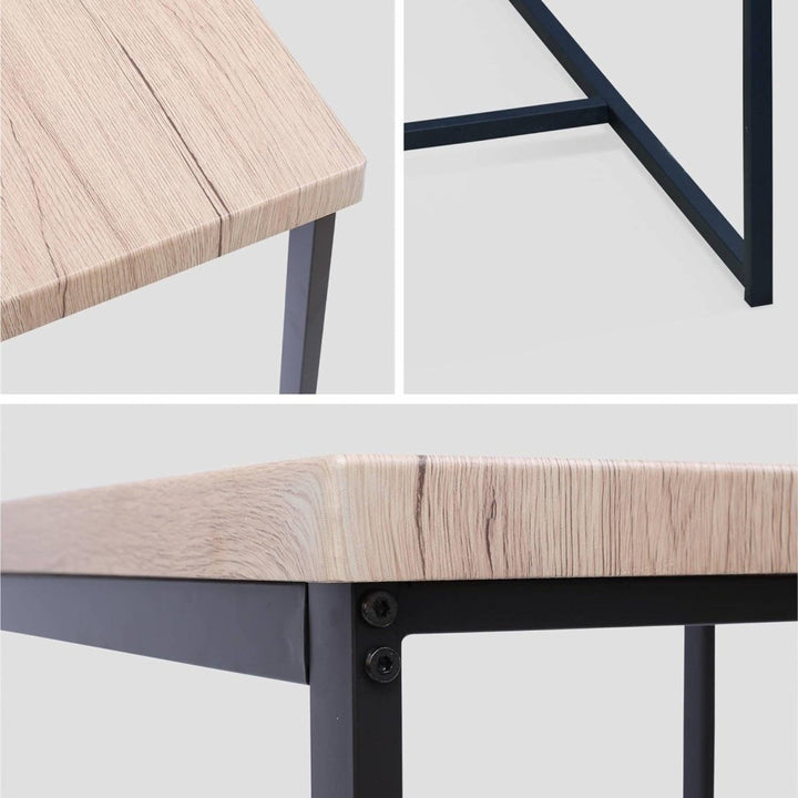 Table Haute Encachée Industrielle | Flamme - Designix Table