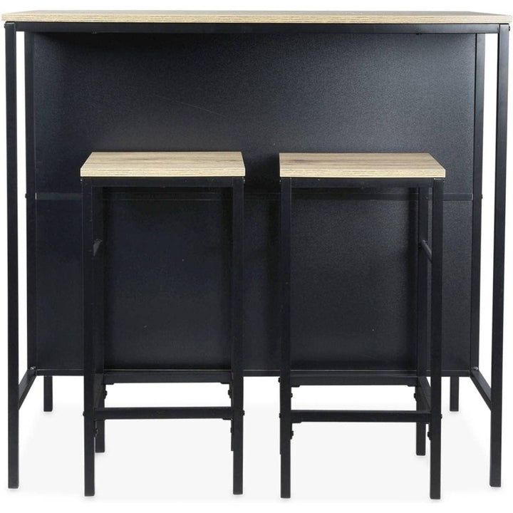 Table Haute Industrielle Bois Métal | Thalys - Designix Table