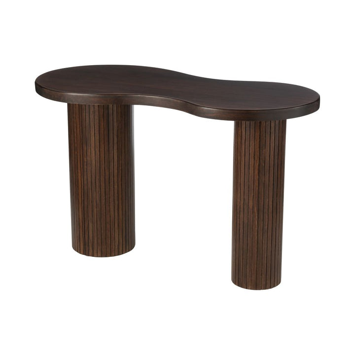 Table Infinity en bois de manguier brun de grande taille | Designix -     - https://designix.fr