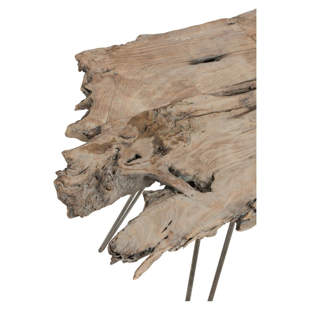 Table Irregulière Bois Fer Gris - Designix