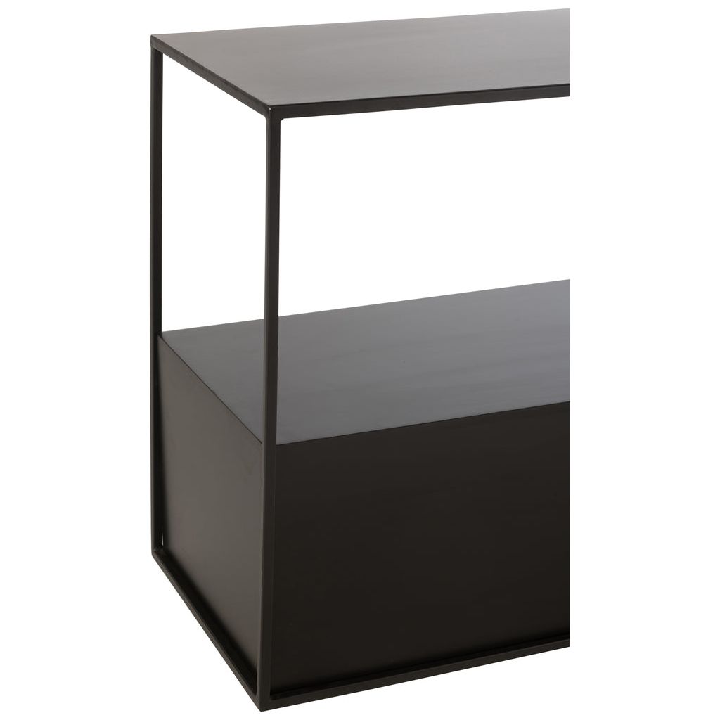 Table Métal MDF Noir Rectangulaire - Designix