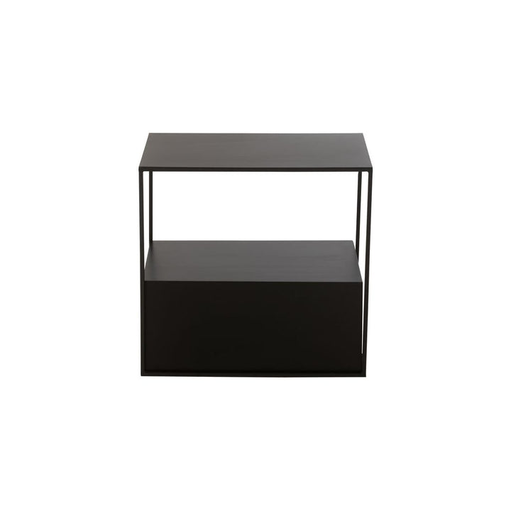 Table Métal MDF Noir Rectangulaire - Designix