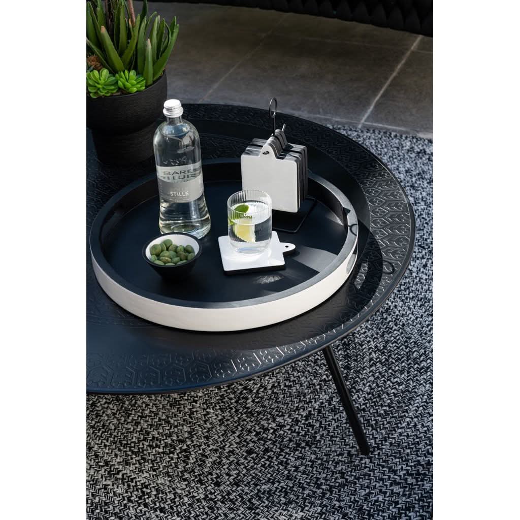 Table Métal Noir Grande Taille