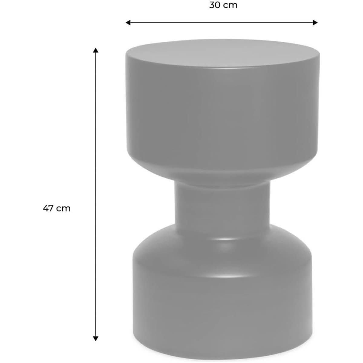 Table Métal Rose Aya | Lune - Designix Table Basse