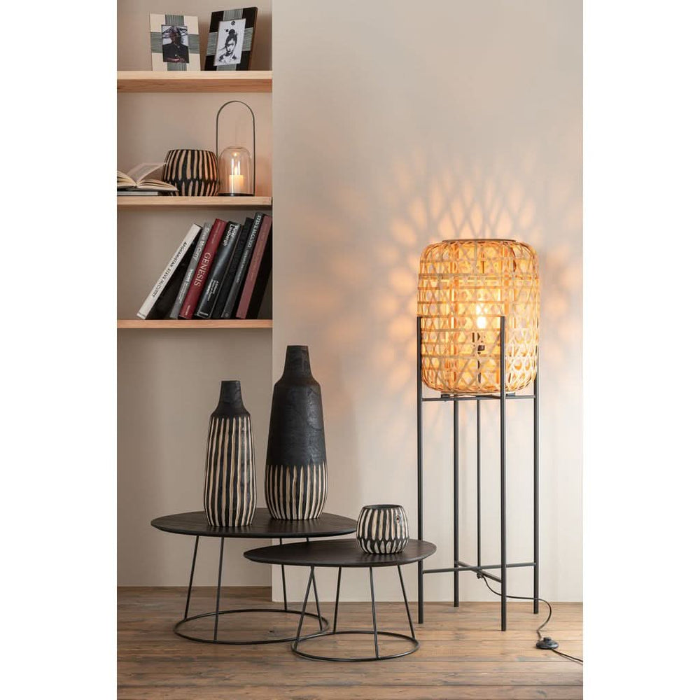 Table Ovale Bois Métal - Designix