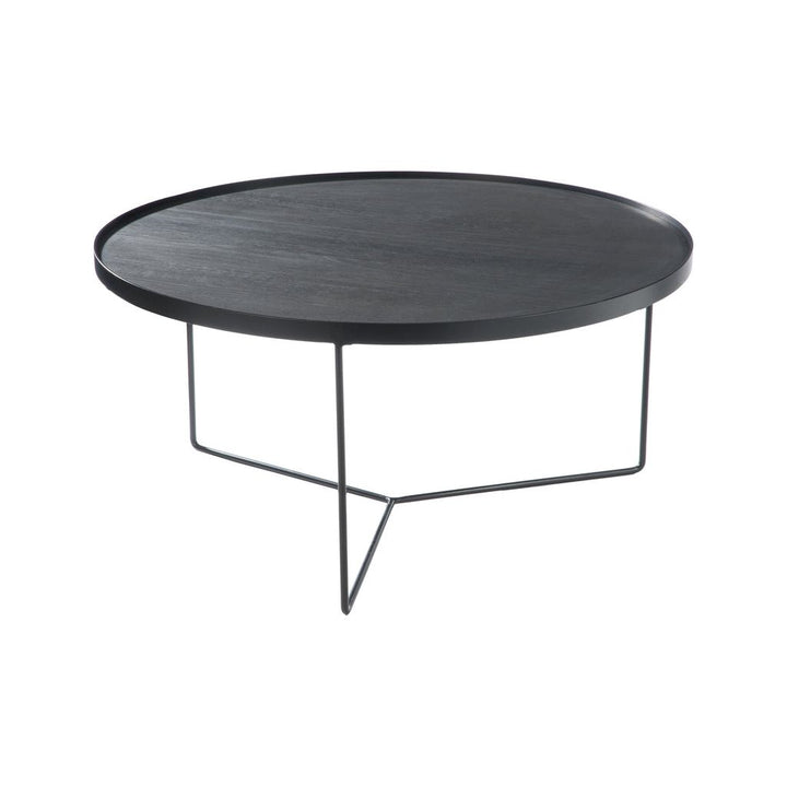 Table Ronde Bois Métal Grand Format - Designix