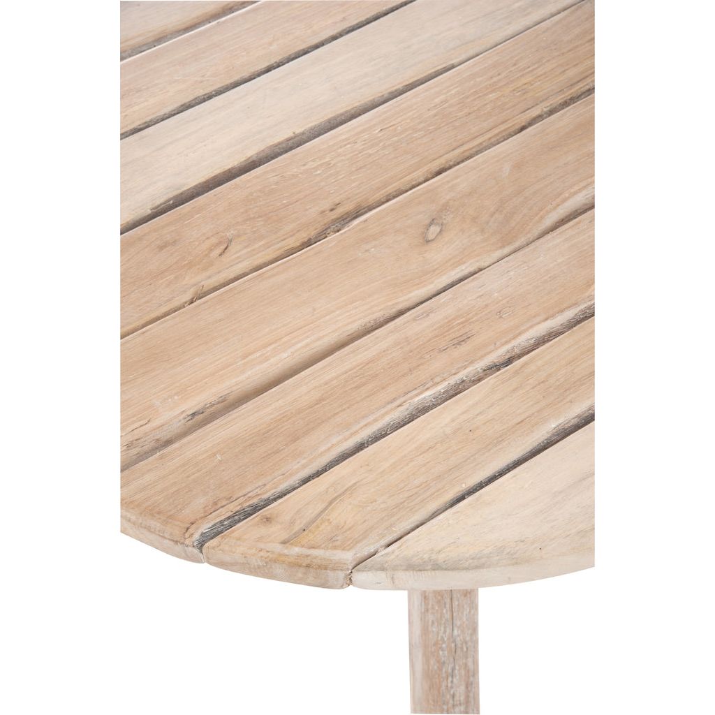 Table Ronde Bois Naturel 3 Pieds - Designix