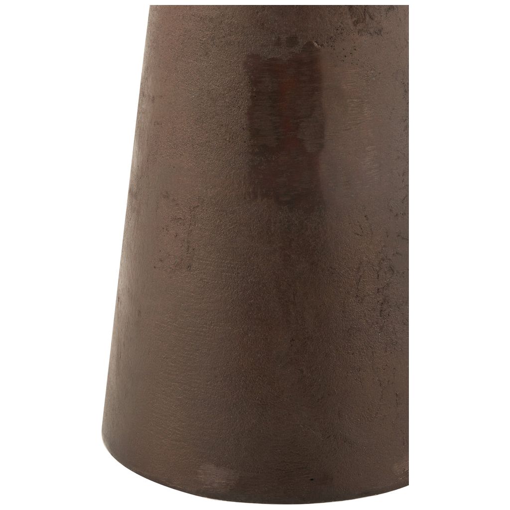 Table Ronde Métal Brun Foncé - Designix