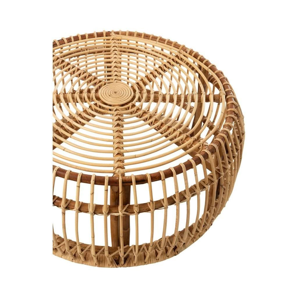 Table Ronde Rotin Naturel 85 cm - Designix