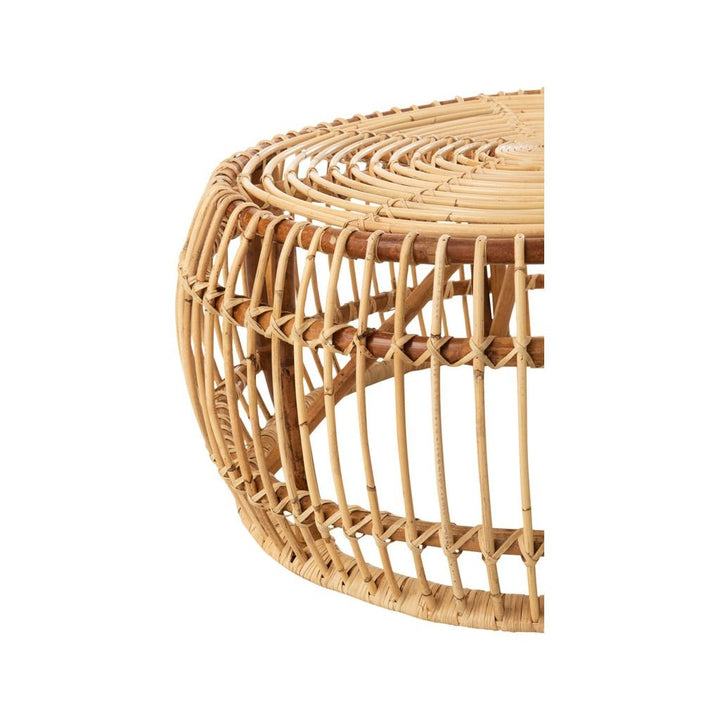 Table Ronde Rotin Naturel 85 cm - Designix