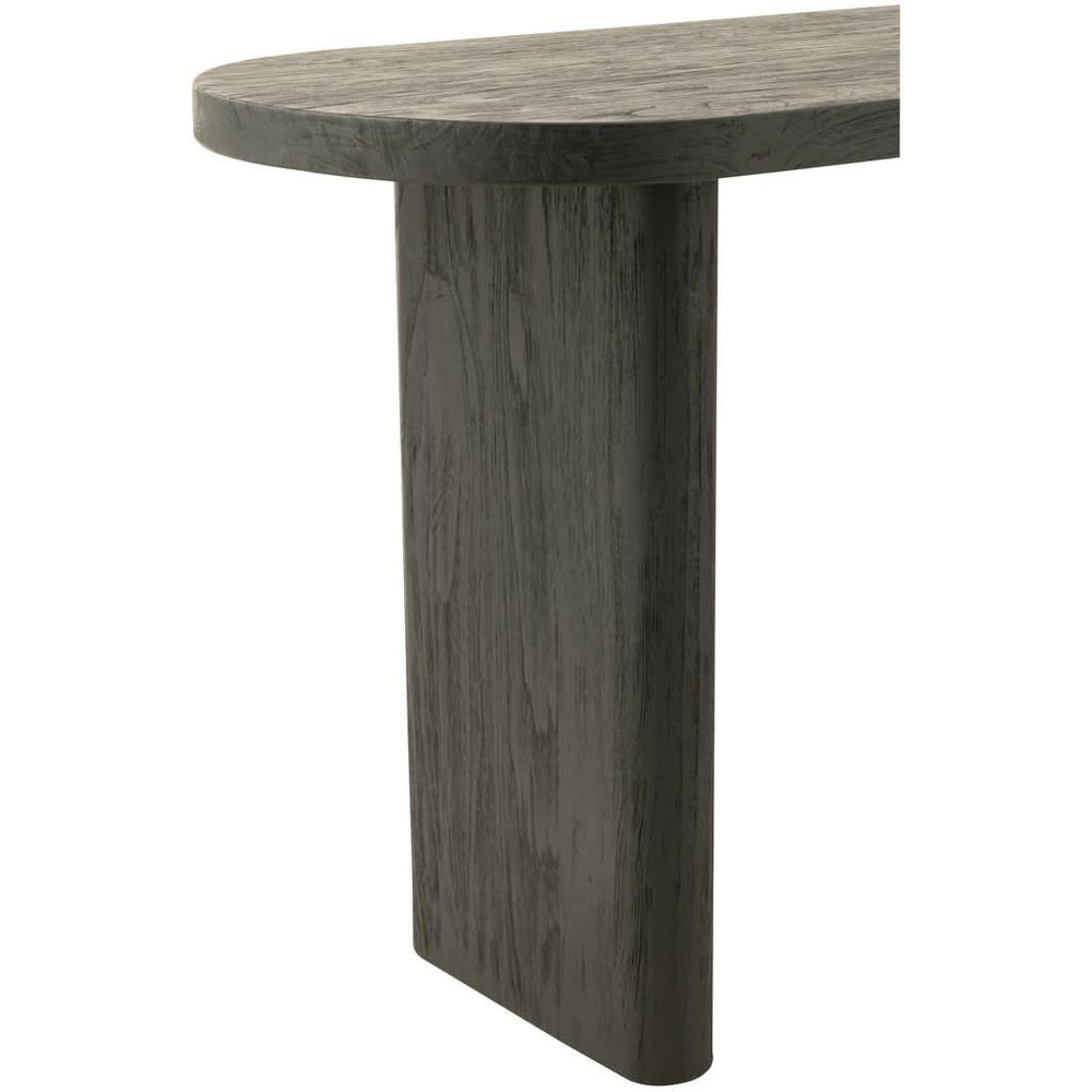 Table Teck Noir Recyclé - Designix