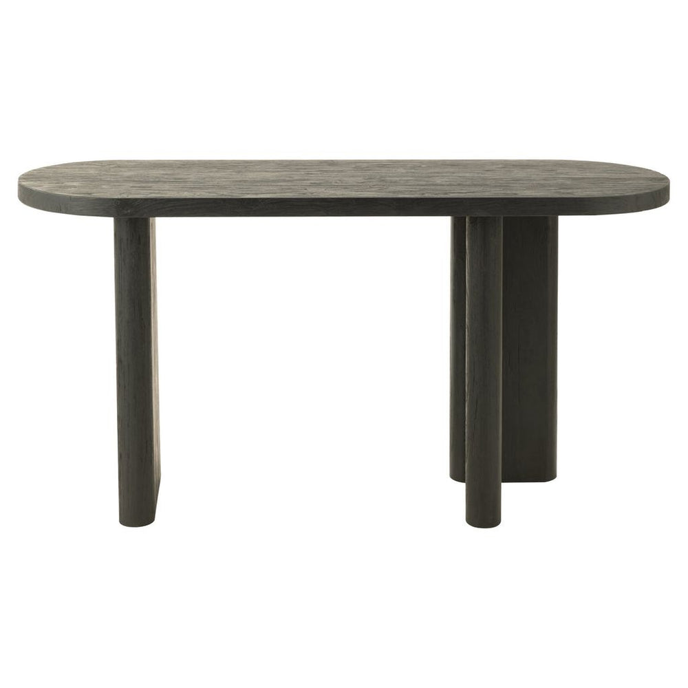 Table Teck Noir Recyclé - Designix