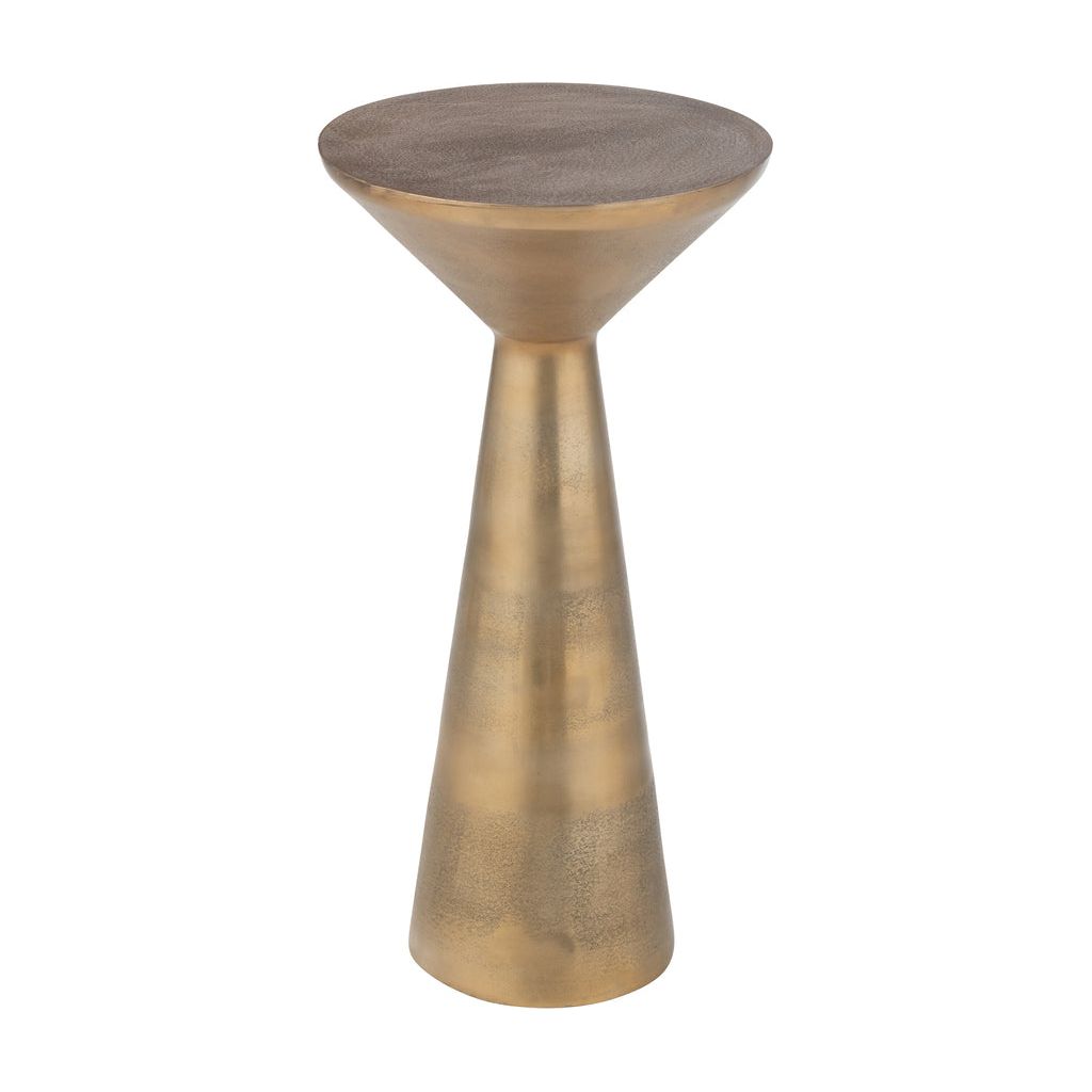 Table Tripode Aluminium Doré - Designix