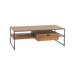 Table TV Naturelle Bois Métal