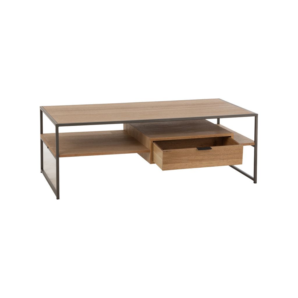 Table TV Naturelle Bois Métal - Designix