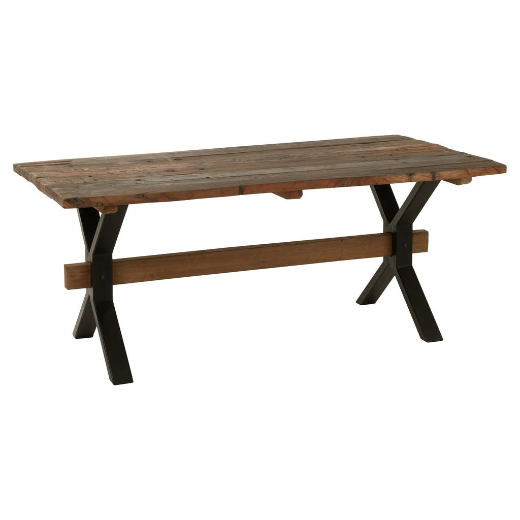Table Vintage en Bois Recyclé - Designix