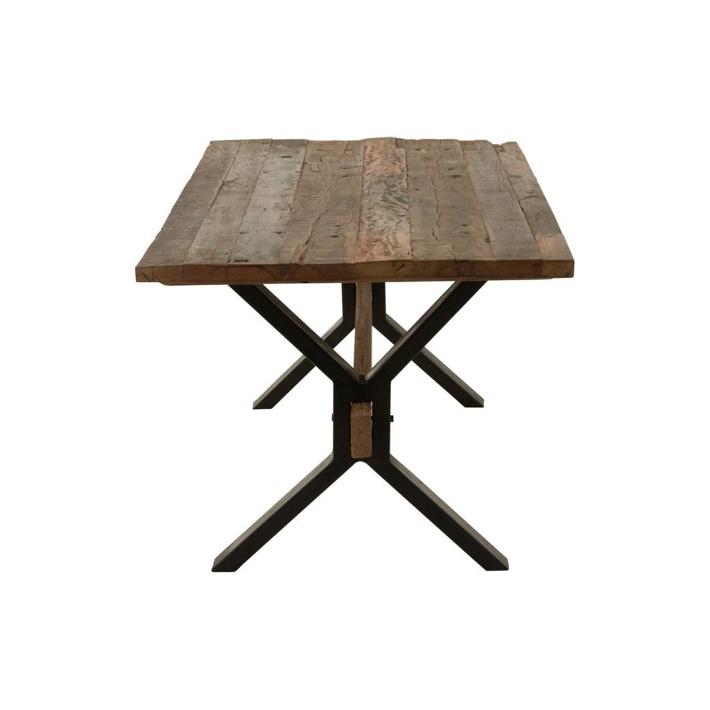 Table Vintage en Bois Recyclé - Designix