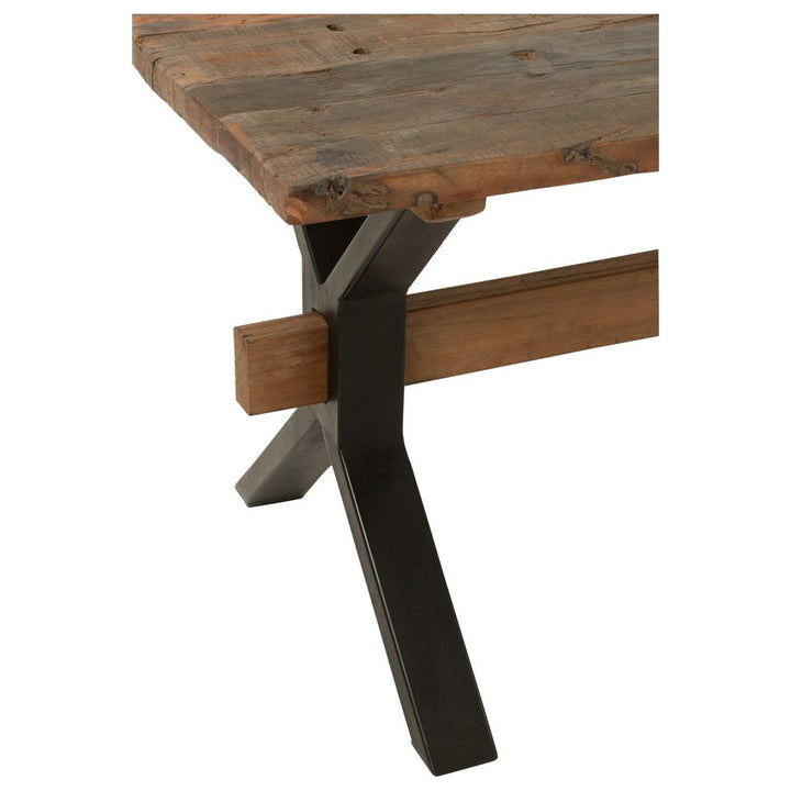 Table Vintage en Bois Recyclé - Designix