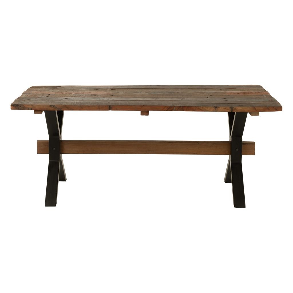 Table Vintage en Bois Recyclé - Designix