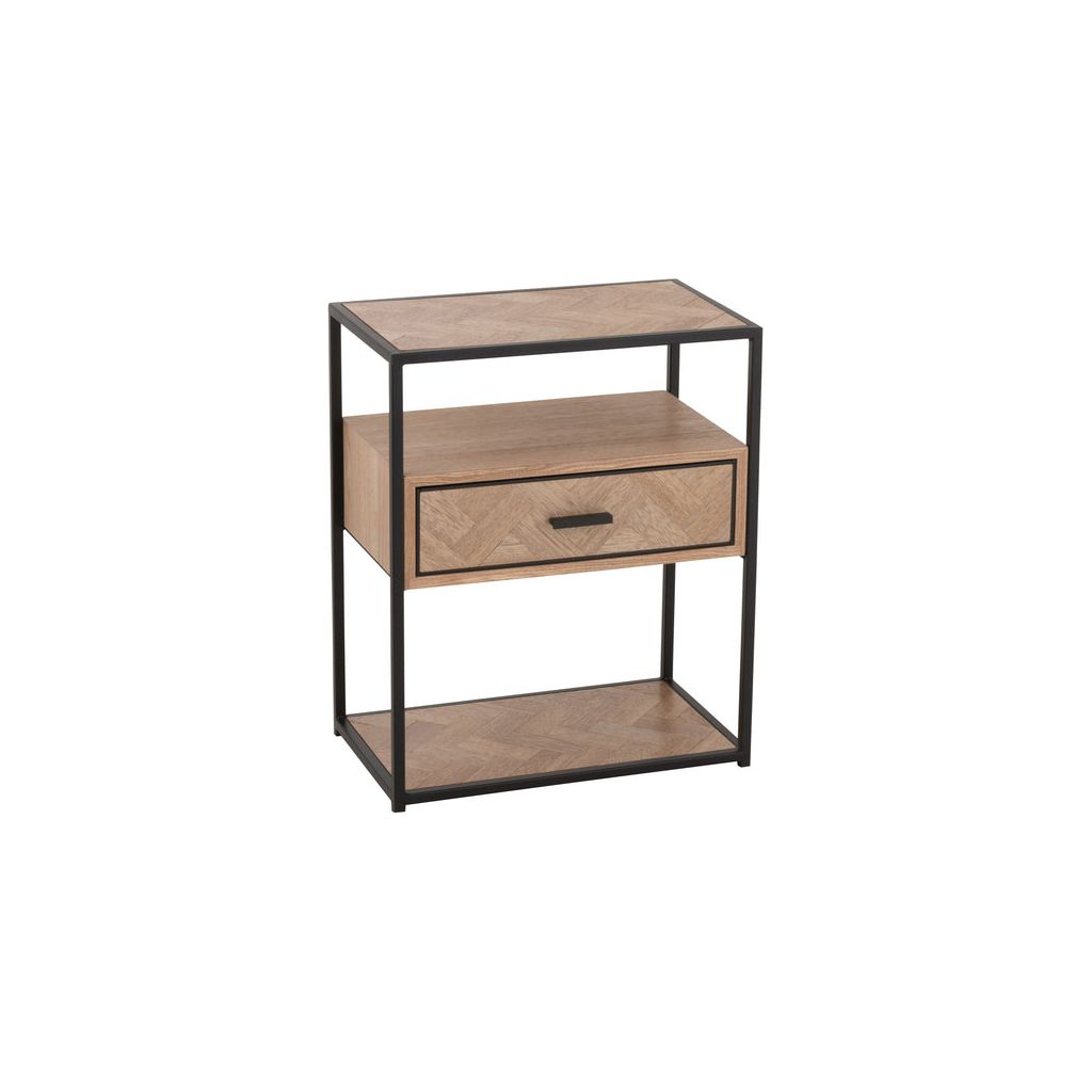 Table Zigzag Bois Métal - Designix
