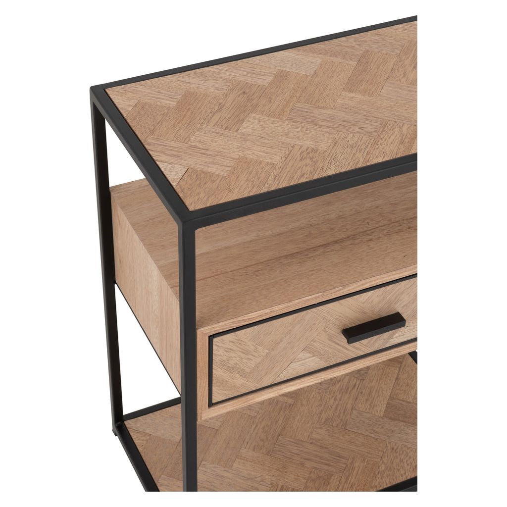 Table Zigzag Bois Métal - Designix
