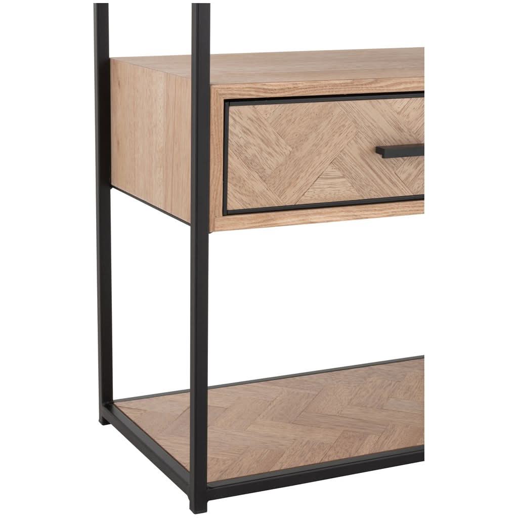 Table Zigzag Bois Métal