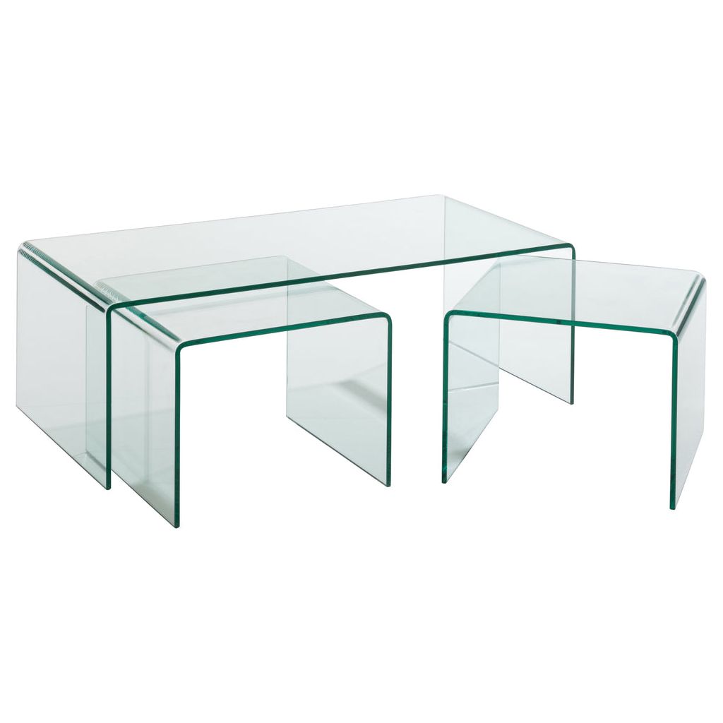 Tables Basses Verre Transparent - Designix