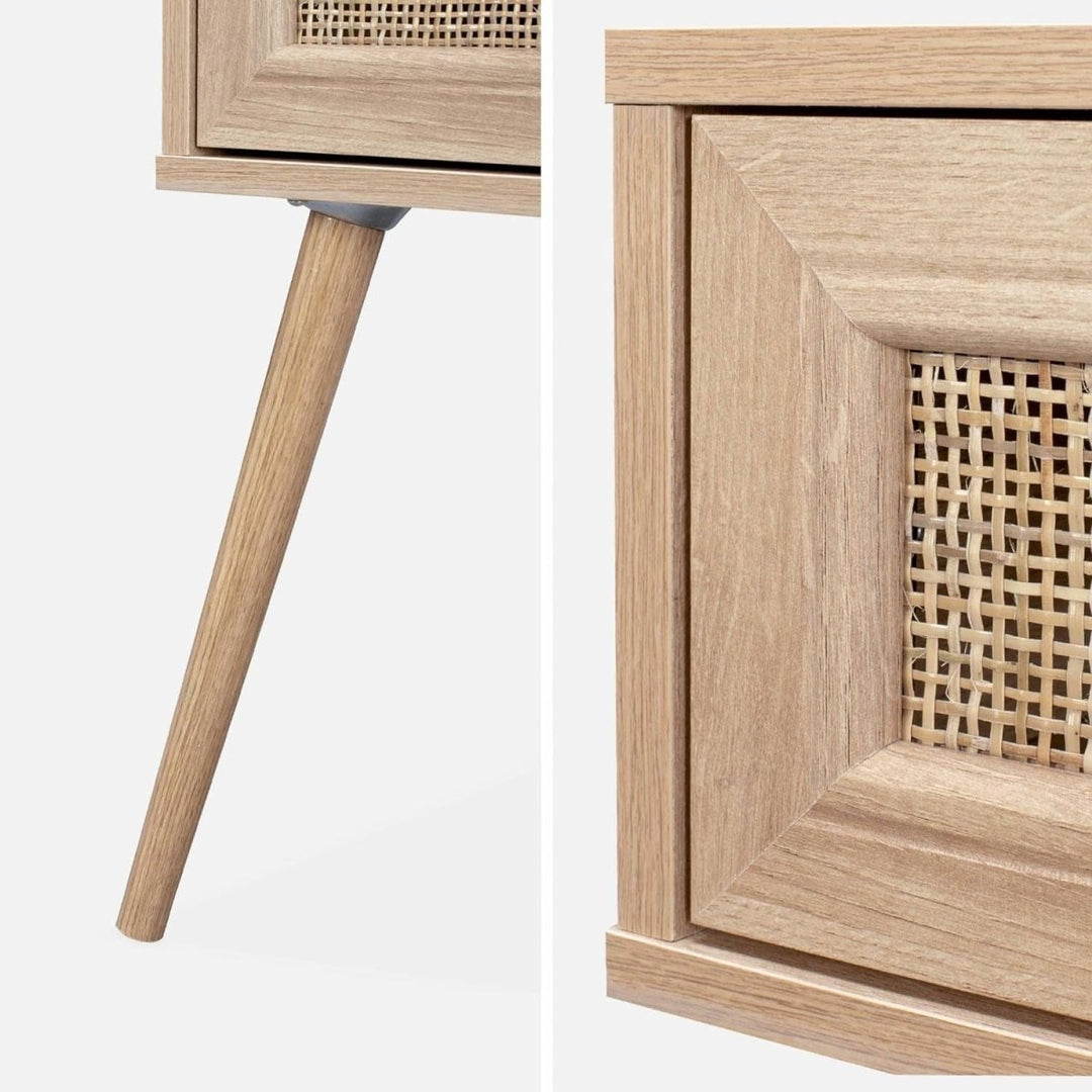 Tables Chevet Bois Cannage | Nord - Designix Table de Nuit