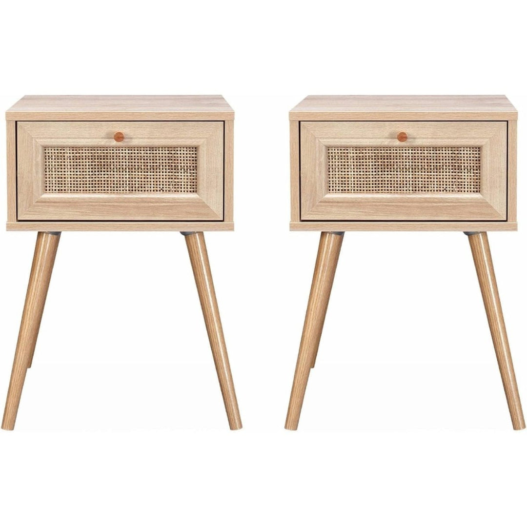 Tables Chevet Bois Cannage | Nord - Designix Table de Nuit