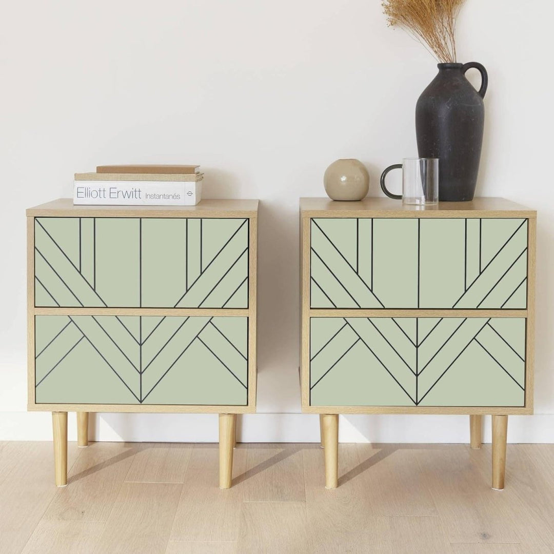 Tables Chevet Bois Vert | Atlas - Designix Table de Nuit