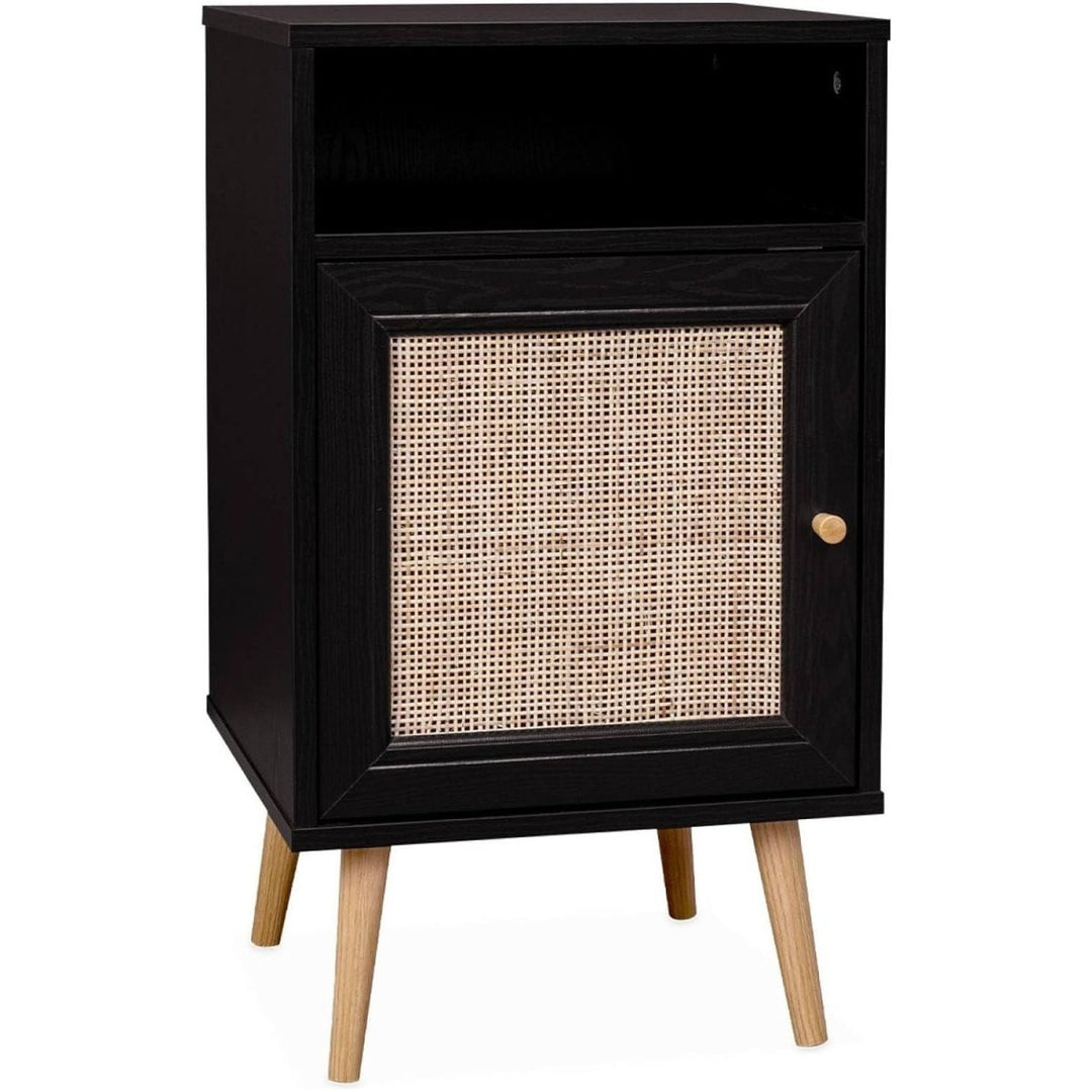 Tables Chevet Cannage Noir | Drap - Designix Table de Nuit