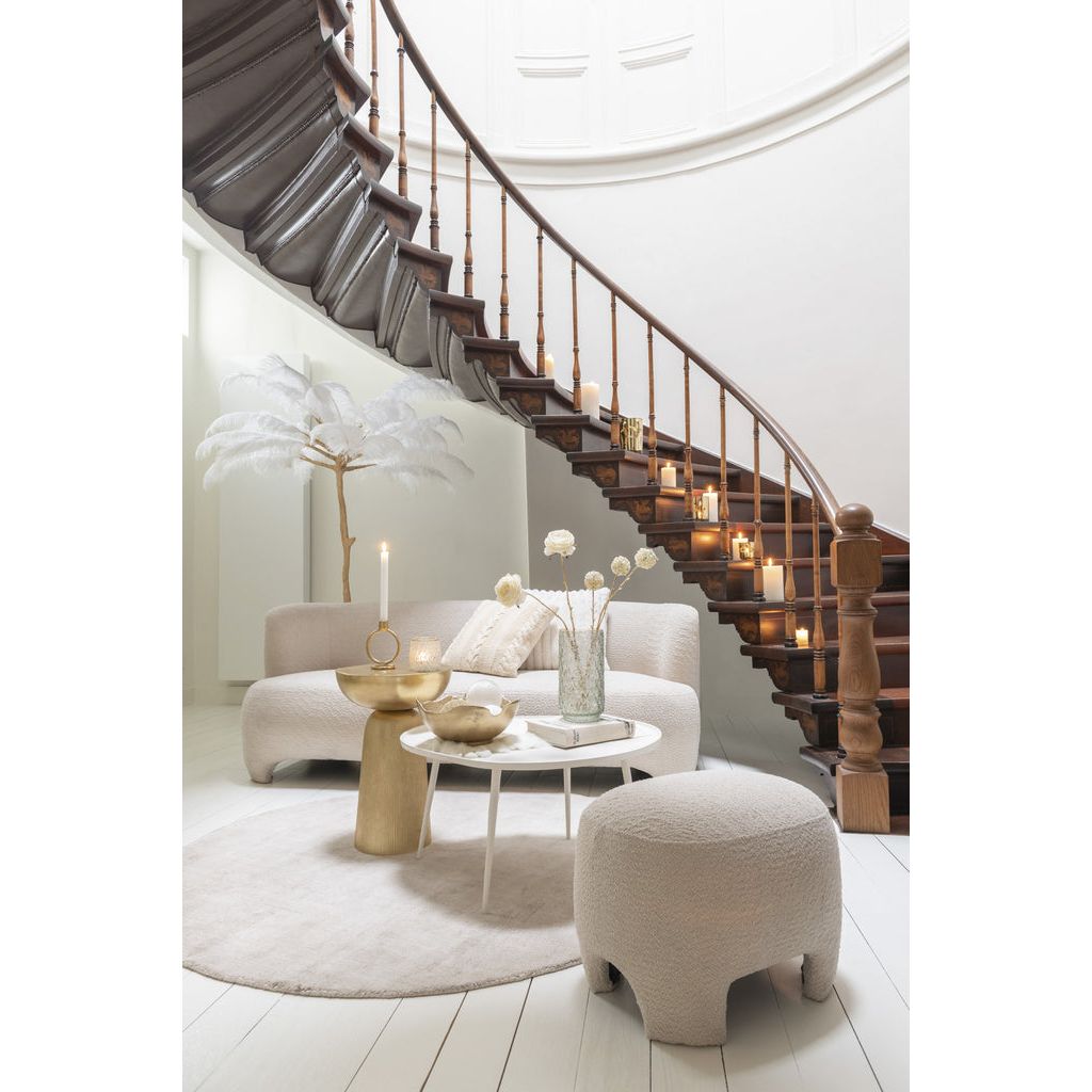 Tables d'Appoint Aluminium Vintage Blanc - Designix