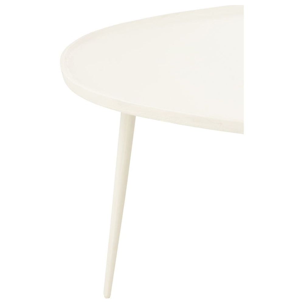 Tables d'Appoint Aluminium Vintage Blanc - Designix