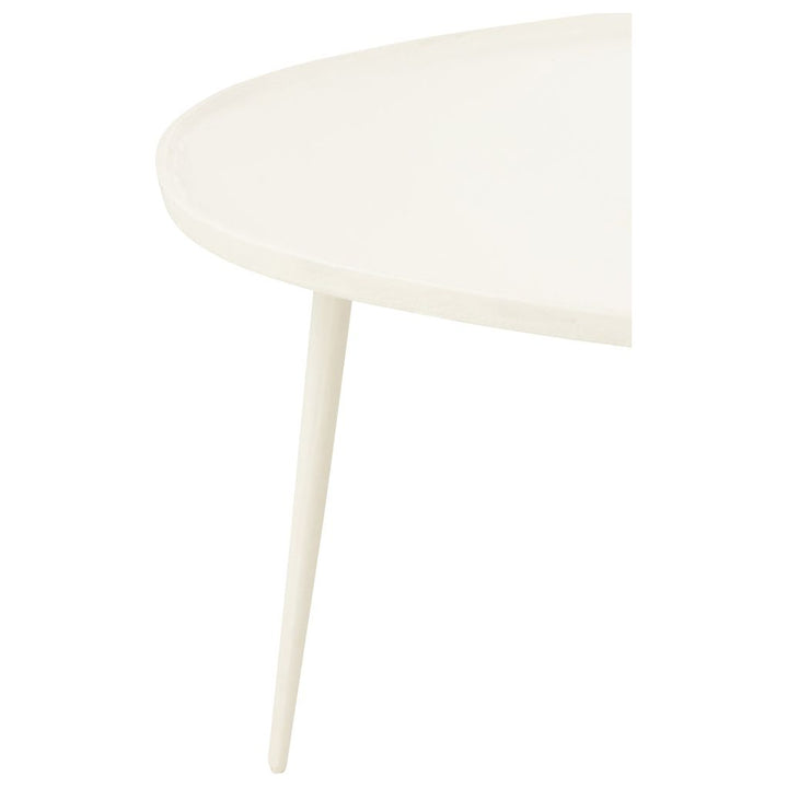 Tables d'Appoint Aluminium Vintage Blanc - Designix