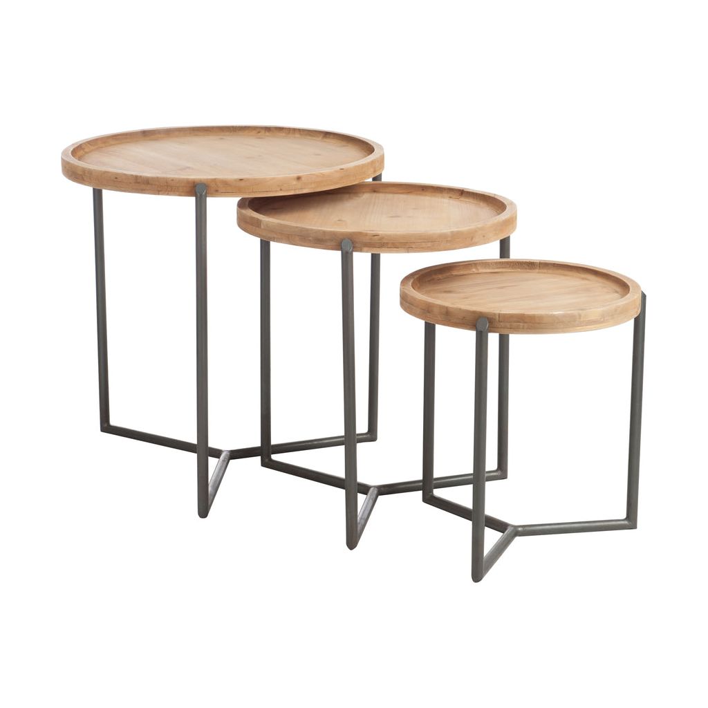 Tables D'Appoint Bois Métal - Designix