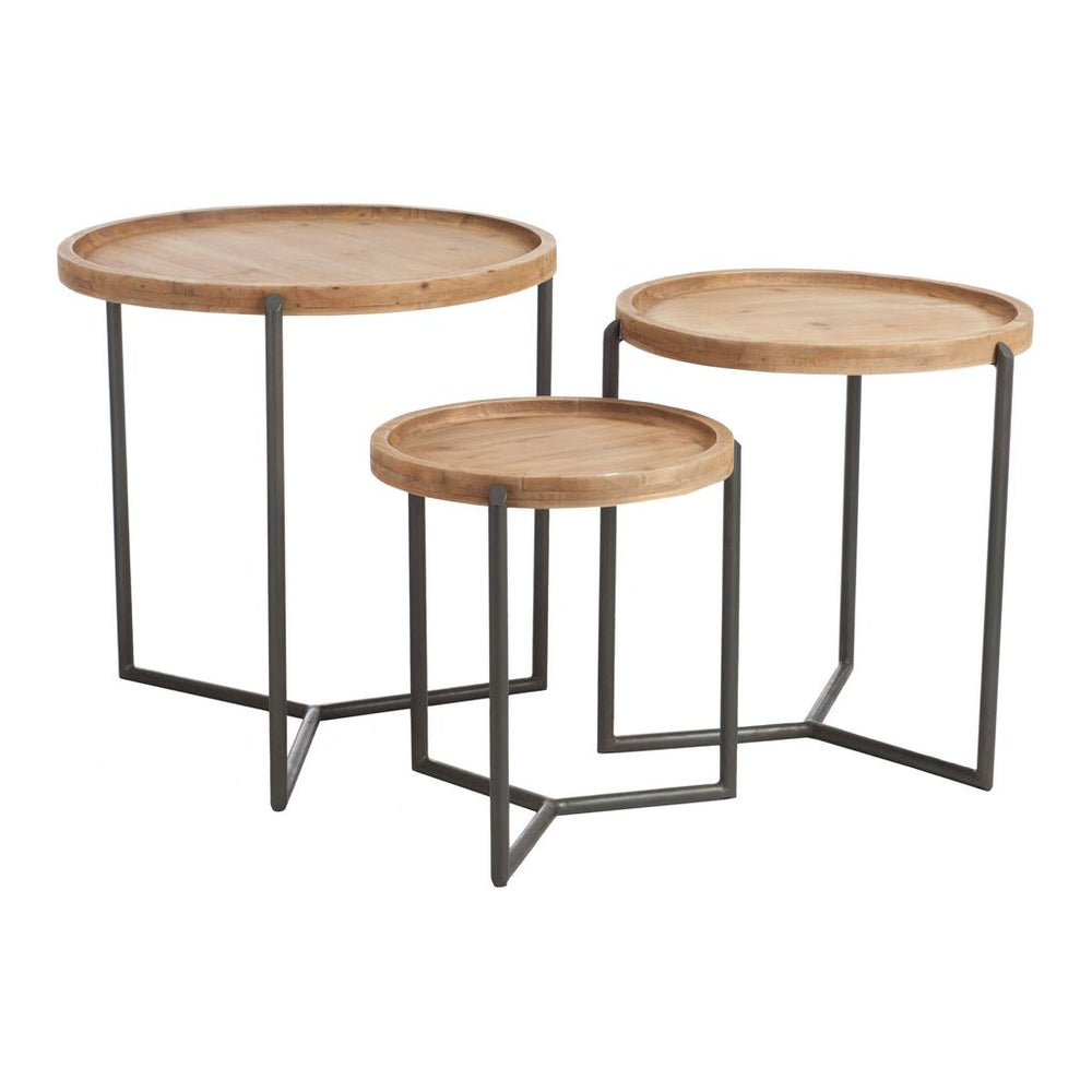 Tables D'Appoint Bois Métal - Designix