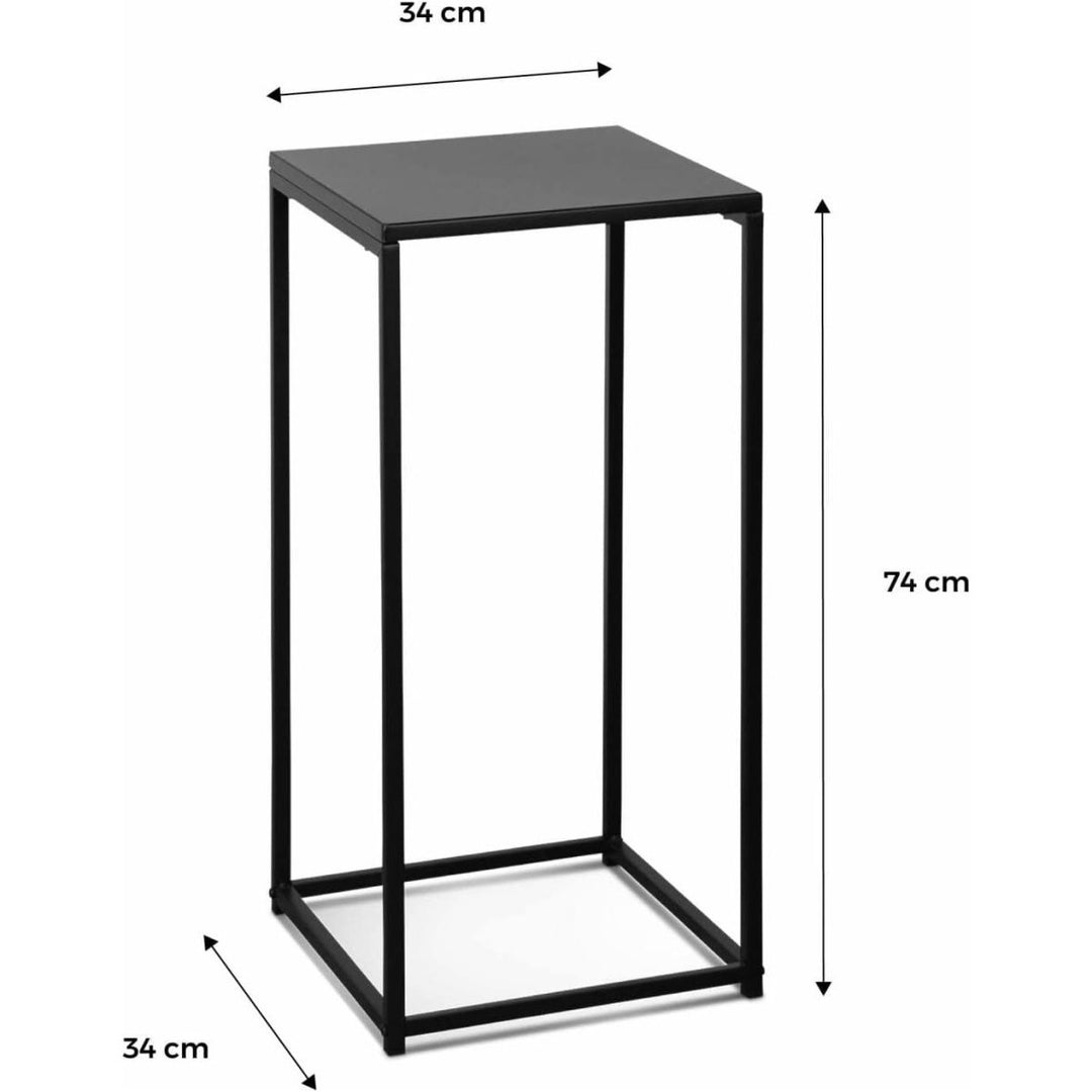 Tables d'Appoint Industrielles Noires | Trame - Designix Table Basse