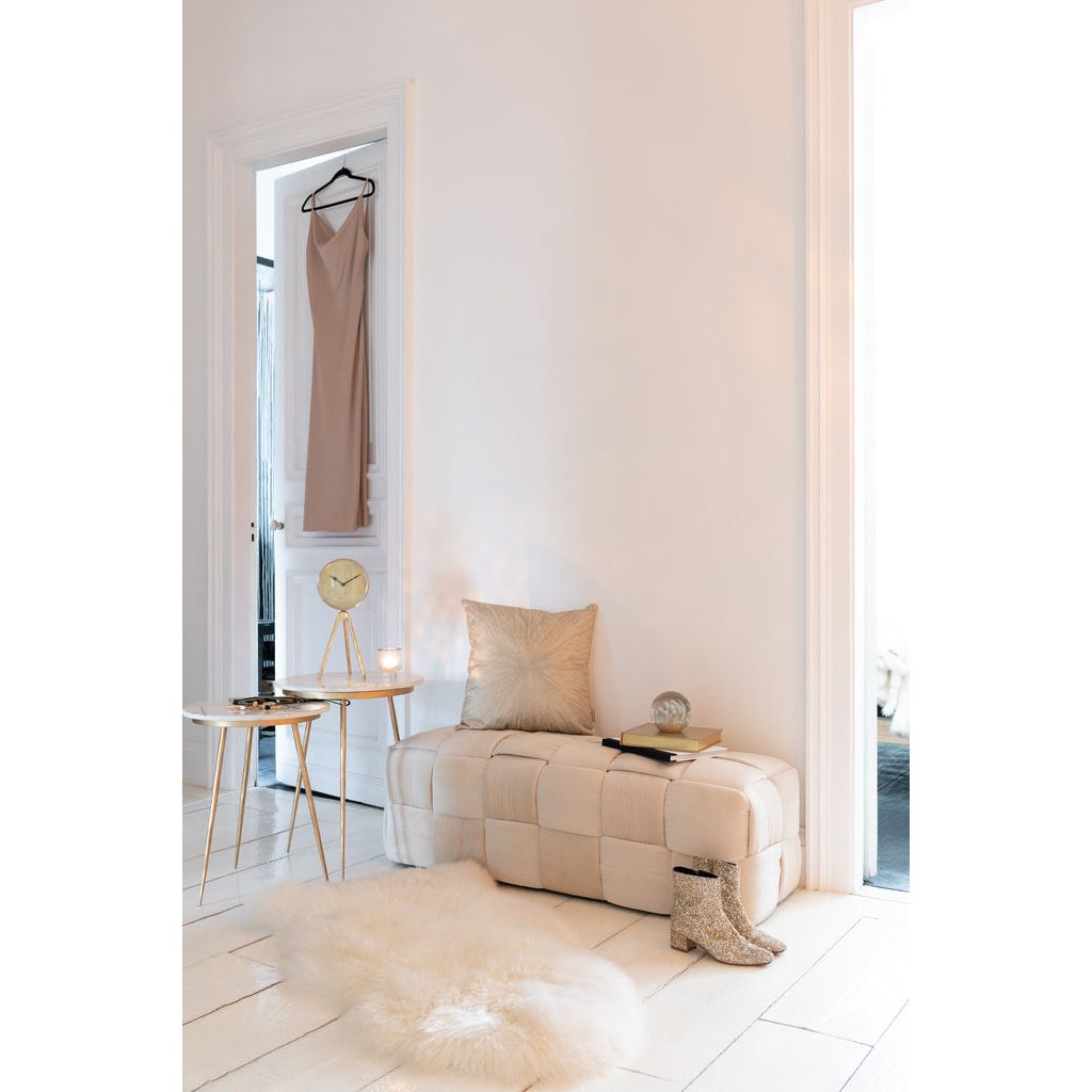 Tables D'Appoint Marbre Fer Doré - Designix