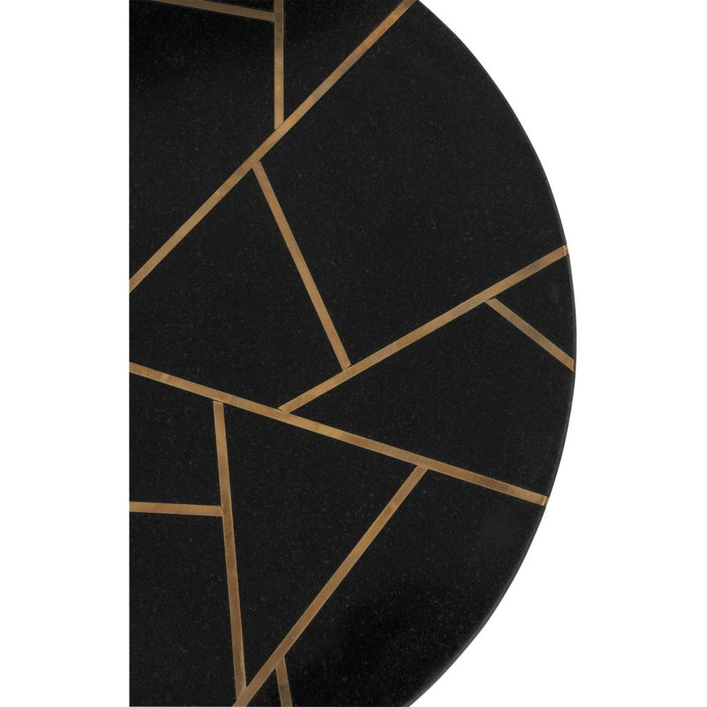 Tables D'Appoint Marbre Fer Doré - Designix